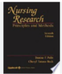 Image of Nursing Research : Principles and Methods