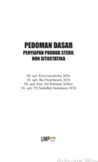 Image of Pedoman Dasar Penyiapan Produk Steril Non Sitostatiska
